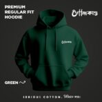 Premium Regular Fit Hoodie - Green (Front)