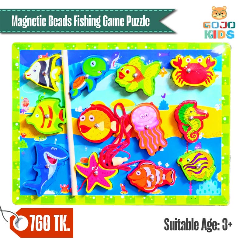 Magnetic Beads Fishing Game Puzzle Magnetic Beads Fishing Game Puzzle