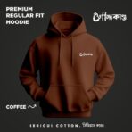 Premium Regular Fit Hoodie - Coffee (Front)