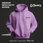 Premium Regular Fit Hoodie - Lavender (Front)