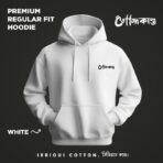 Premium Regular Fit Hoodie - White (Front)
