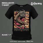 Golden Dragon | Premium Graphic T-Shirt | CottonKando