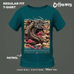 Golden Dragon | Premium Graphic T-Shirt | CottonKando