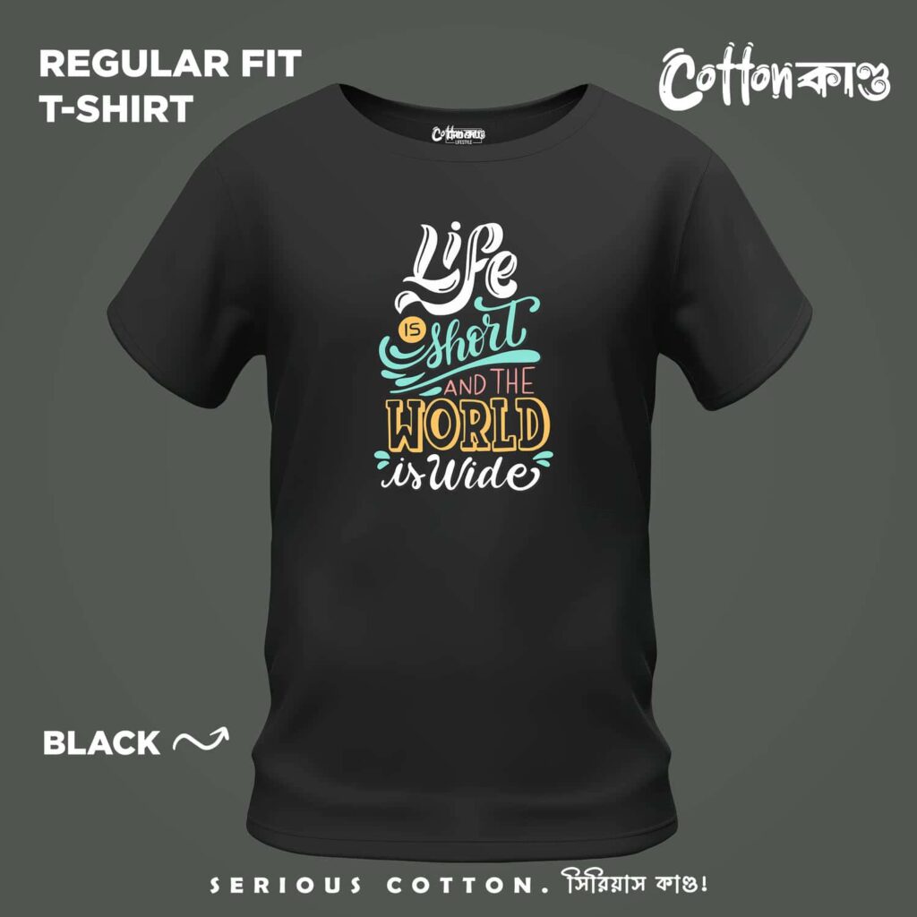 Life is Short | Graphic T-Shirt | CottonKando