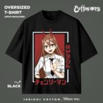 Power v8 | Oversized T-Shirt | CottonKando x Chainsaw Man