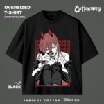 Power v9 | Oversized T-Shirt | CottonKando x Chainsaw Man
