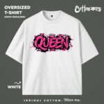 Queen | Oversized Graffiti T-Shirt | CottonKando