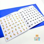 Magnetic Tangram puzzle set with 7 colorful geometric shapes and pattern book for kids problem-solving