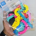 Shape & Structure Activity Set with colorful wooden sticks, blocks, and a manual for building creative objects