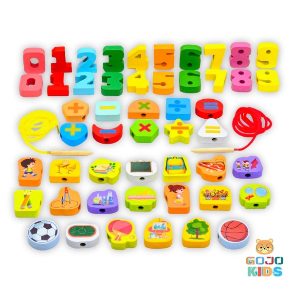 Math Explorer Beads Set for kids math learning counting and fine motor skills