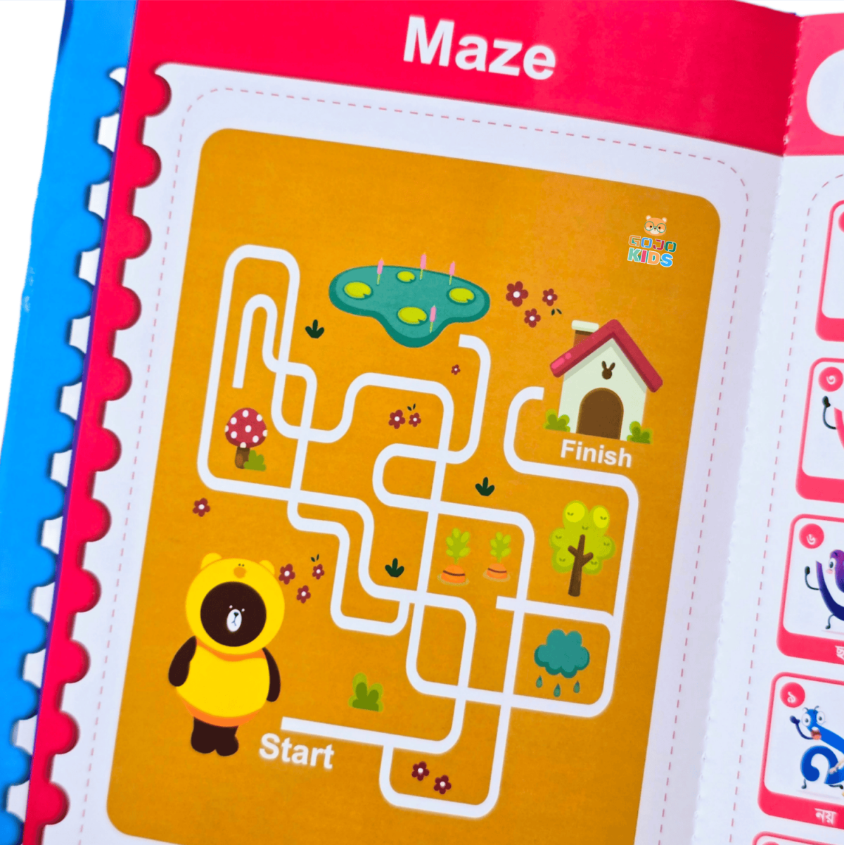 GOJO Kids Intelligence Book electronic study book with marker and audio features for kids learning