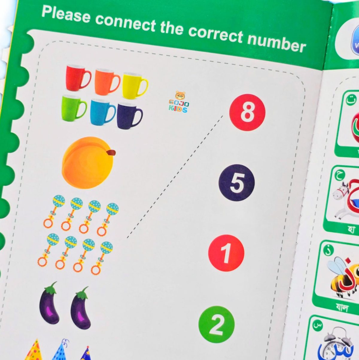 GOJO Kids Intelligence Book electronic study book with marker and audio features for kids learning
