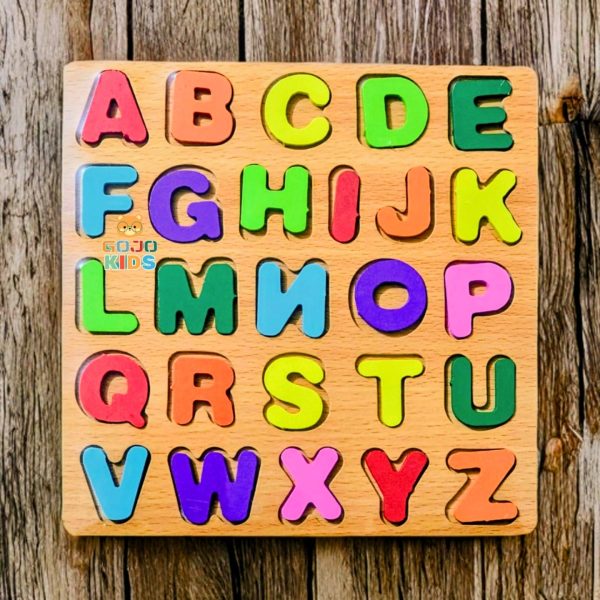 Alphabet Capital Letter Puzzle Board ABC chunky puzzle kids educational toy
