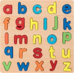 Alphabet Small Letter Puzzle Board a-z wooden educational toy for kids learning