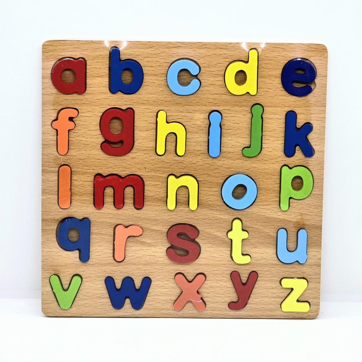 Alphabet Small Letter Puzzle Board a-z wooden educational toy for kids learning