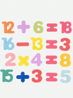 Numbers Puzzle Board wooden number puzzle for kids early math and counting learning