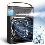 Extonic ET-C702 3-in-1 Portable Air Cooling USB Fan with Humidifier & LED Light