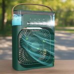 Extonic ET-C702 3-in-1 Portable Air Cooling USB Fan with Humidifier & LED Light