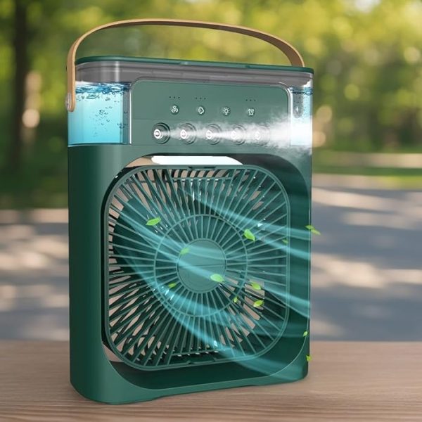 Extonic ET-C702 3-in-1 Portable Air Cooling USB Fan with Humidifier & LED Light