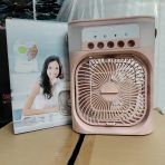 Extonic ET-C702 3-in-1 Portable Air Cooling USB Fan with Humidifier & LED Light
