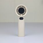m11-nl-619-intelligent-digital-handheld-fan-portable-bladeless-rechargeable-fan-white-color