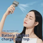 m11-nl-619-intelligent-digital-handheld-fan-portable-bladeless-rechargeable-fan-white-color
