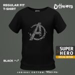 Broken Avengers Black Graphic T shirt CottonKando Premium Tee Bangladesh
