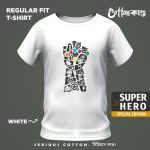 Infinity Gauntlet White Graphic T shirt CottonKando Premium Tee Bangladesh