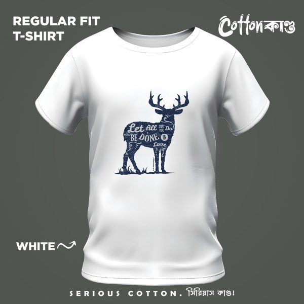 Let All Be Done In Love Soul Creature Series Graphic T Shirt CottonKando Premium Tee Bangladesh
