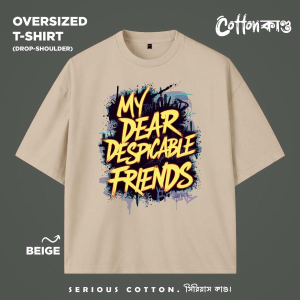 Oversized Graffiti T-Shirt CottonKando