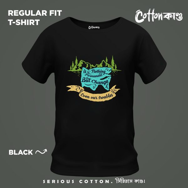 Nothing Is Permanent Soul Creature Series Graphic T Shirt CottonKando Premium Tee Bangladesh
