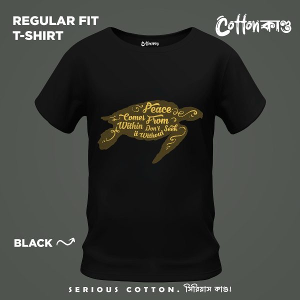 Peace Comes Within Soul Creature Series Graphic T Shirt CottonKando Premium Tee Bangladesh