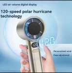 m11-nl-619-intelligent-digital-handheld-fan-portable-bladeless-rechargeable-fan-white-color