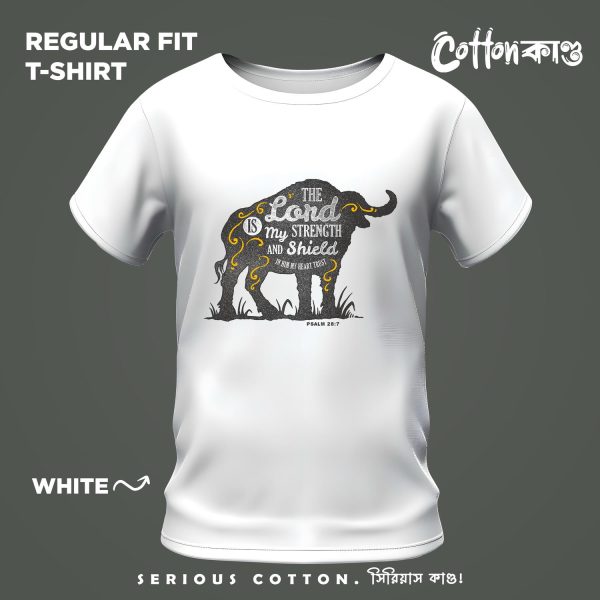 The Lord Is My Strength Soul Creature Series Graphic T Shirt CottonKando Premium Tee Bangladesh