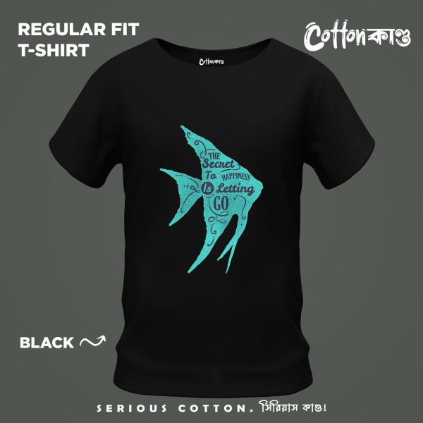 The Secret To Happiness Soul Creature Series Graphic T Shirt CottonKando Premium Tee Bangladesh