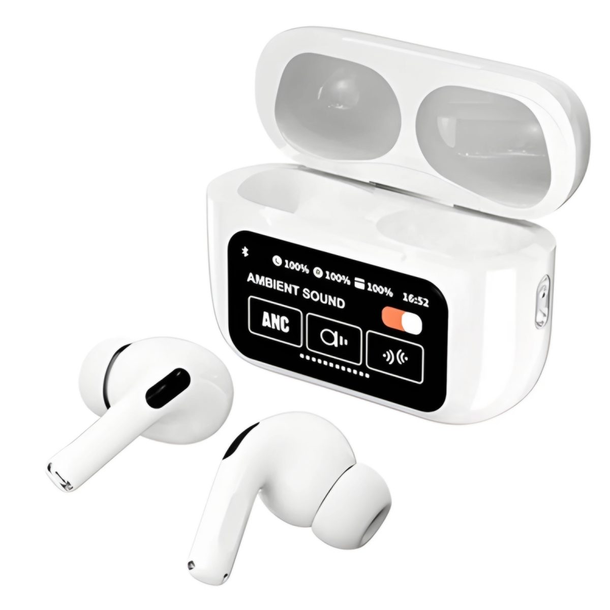 airpods-a9-pro-anc-enc-wireless-earbuds-with-smart-touch-screen-display-charging-case-white