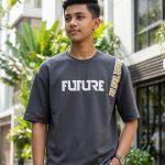 Dry Ponte Drop-Shoulder T-Shirt