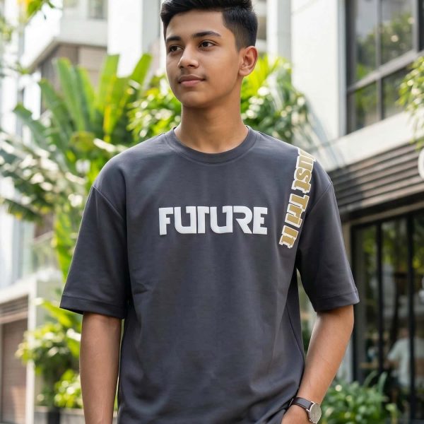 Dry Ponte Drop-Shoulder T-Shirt