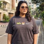 KUFU plus size drop shoulder t-shirt front view