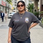 Plus Size Drop-Shoulder T-Shirt