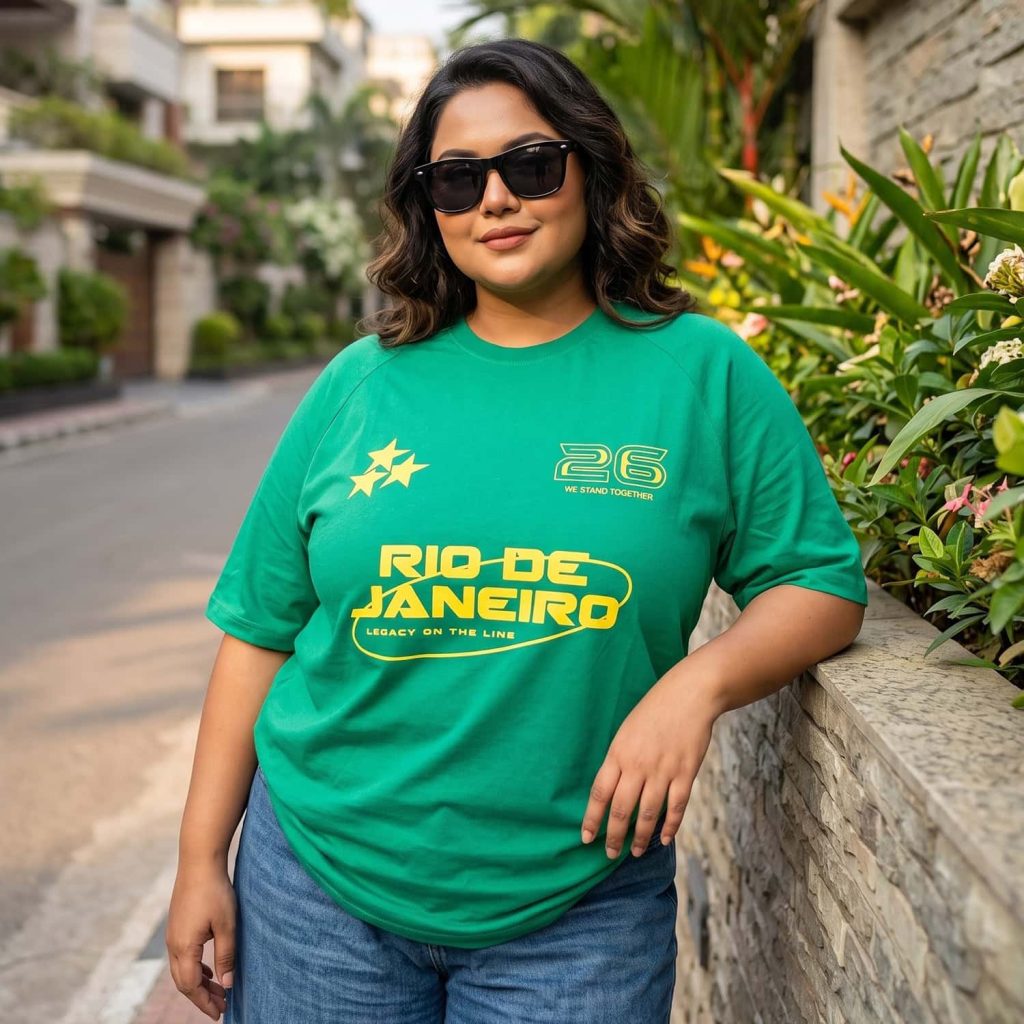 Plus Size Drop-Shoulder T-Shirt