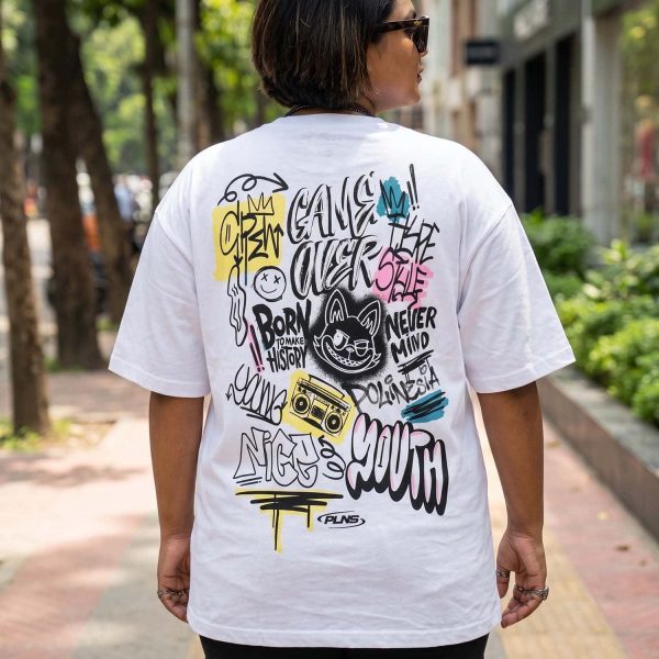 Plus Size Drop-Shoulder T-Shirt